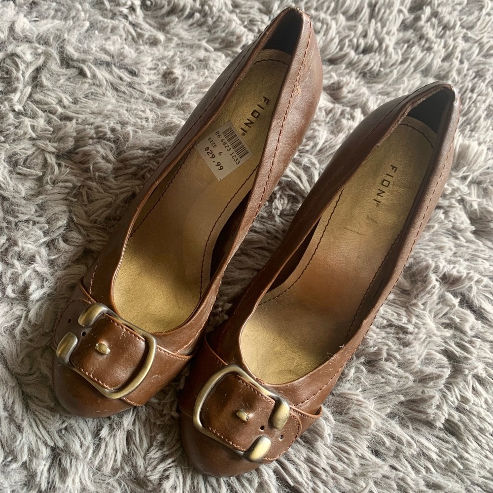 Nice brown high heels!